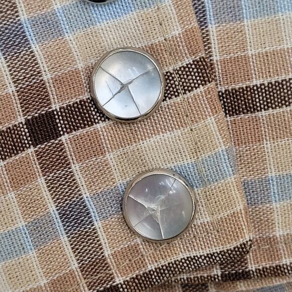 Vintage Big-Mac Pearl Button Shirt 2XL 27x31 Western Plaid - Picture 9 of 11